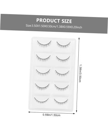 Beavorty 20 Pairs Fake eyelashes natural false lashes makeup accessories decked accessories false eyelashes magnetic Dense Type Eyelashes Chic Eyelashes High-grade fiber 5d Adhesive Fashion - Buy Online on GoSupps.com