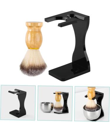 Fomiyes Shaving Set - 2 Sets of Jack Shaving Stands for Men | Dual Shaving Brush Holder & Beard Brush Storage | Acrylic Razor Stand for Grooming - Buy Online on GoSupps.com