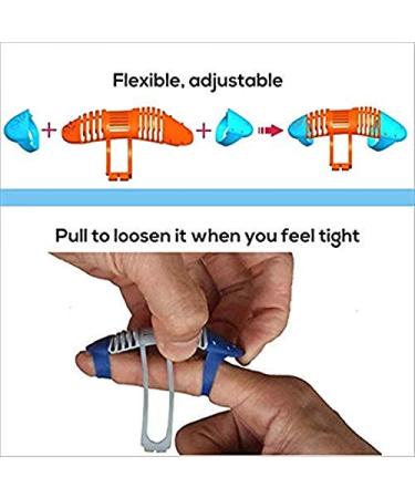 2pcs Finger Splints Sleeve Brace for Middle, Ring, Index & Trigger Fingers - Basketball Finger Guard - Adjustable Fit for Arthritis & Pain Relief - Buy Online on GoSupps.com