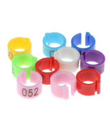 Perfk 50 Multi-Colored Aluminum Pigeon & Chicken Leg Rings - Identification Bands for Birds & Poultry - Buy Online on GoSupps.com