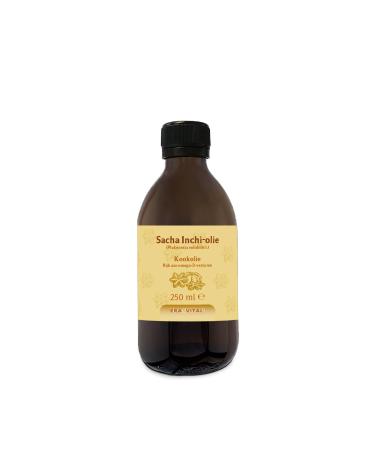ERASVITAL Sacha Inchi Oil 250 ml Inca Nut Oil Plukenetia volubilis l first cold pressing Country of origin Peru
