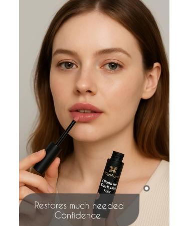 Lip Lightening Gloss for Dark Lips - for Smokers & Uneven Tone Brightening Hydrating Formula with Lemon Peel Licorice & Vitamin C Moisturizing Shine Refreshing Scent- 20 mL (Medium Mint) Mint 1 Fl Oz (Pack of 1) - Buy Online on GoSupps.com