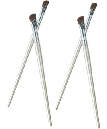 FOMIYES 20 Pcs Nose Shadow Brush Eyeshadow Eye Crease Brush Angled Nose Contour Brush Bevel Miss Sickle mediumx5pcs As Shownx5pcs - Buy Online on GoSupps.com