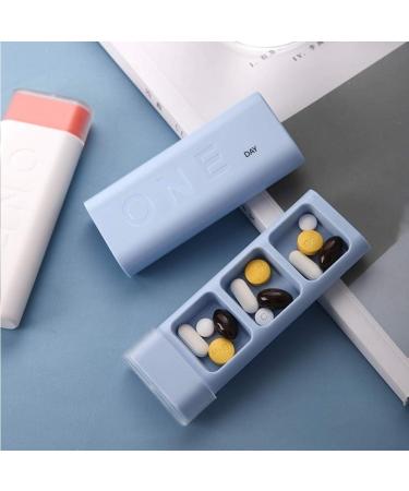 3-Pack Travel Pill Organizer - 3 Times a Day Vitamin & Supplement Storage - Waterproof & Sealed Pill Box - Buy Online on GoSupps.com