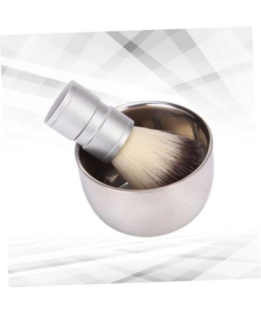 Frcolor Stainless Steel Shaving Bowl & Brush Set - Travel Razor for Men | Premium Men's Grooming Essentials - Buy Online on GoSupps.com
