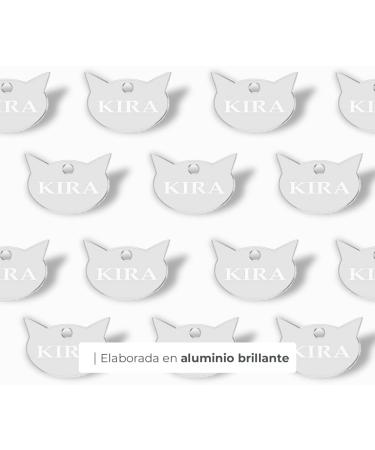 Ibera Gifts - Personalized Engraved Katzkopf Collar Medallion for Cats | Custom Badges for Small to Large Cats | Silver Namenplate - Buy Online on GoSupps.com
