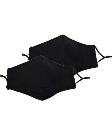 Cello Plain Blk Face Masks 200 g 2 pieces