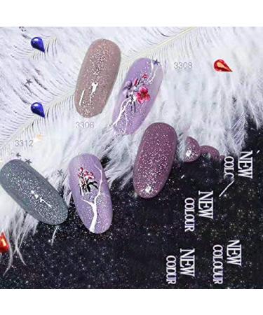 Allenbelle UV Nail Polish Set - Color Gel Nail Polish Gift Set | Shellac UV Gel Nail Art & Soak Off LED Polish (011-3301) - Buy Online on GoSupps.com