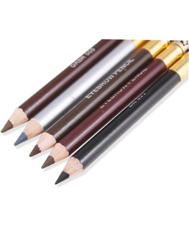 SOESFOUFU 2pcs Long Lasting Eyebrow Pencils Eyebrow Pencil Brush Double Head Eyebrow Pencil Makeup Eyebrow Pencils 1 count (Pack of 1) Brown - Buy Online on GoSupps.com