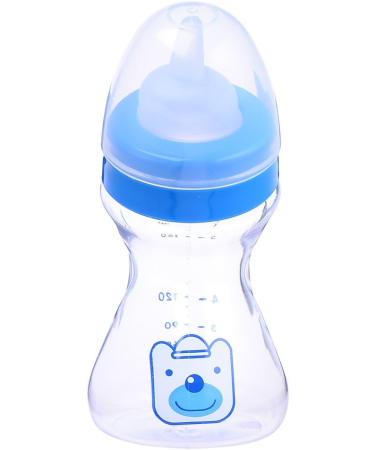 Esoes Suckling Bottle Set - Nursing Feeding Bottle Silicone Nipple Brush Kit Water/Milk Bottle for Dog Puppy Cat Kitten Pet Small Animals 180ml Baby Pet Bottle (Color Random) - Buy Online on GoSupps.com