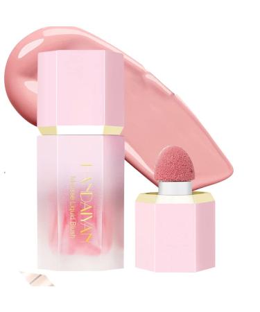 Liquid Blush Cream Blush Natural Matte Finish Looking Weightless  Long-Wearing Velvet Texture Smooth And Delicate Smudge Proof Creates A Dewy Finish  For Cheeks Eyes Lips 1.51 Fl Oz (mystery) Pink