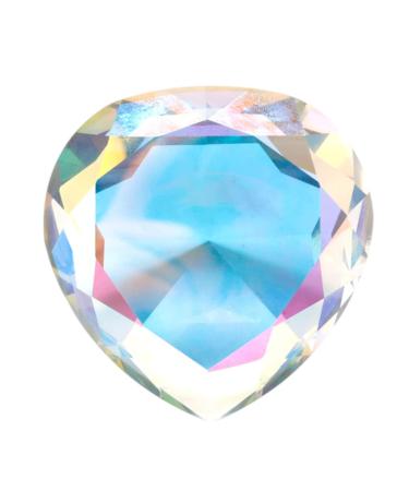 minkissy Diamond Ornaments Crystal Diamond Jewels Artificiales para Large Crystal Heart Manicure Holder Crystal Diamond Jewelry Heart Decor Big Colored Heart Diamond Stand 8cm Accessories