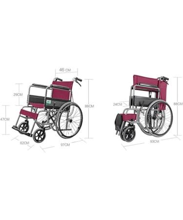 Wheelchair For Outdoor Steel Ultra Light Ergonomic Wheelchair Foldable Self-propelled Wheelchairs Solid Wheel Mobility Scooters Wheel Chair(Black) - Buy Online on GoSupps.com