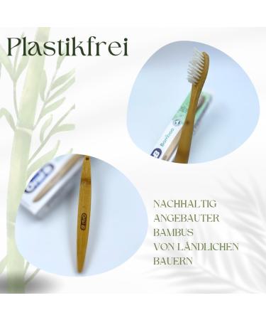 ORAL B Bamboo Toothbrush | Eco-friendly Alternative to Conventional Toothbrushes | Sustainable Oral Care - Buy Online on GoSupps.com