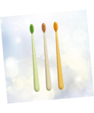 Anneome 3pcs Eco-Friendly Lightweight Toothbrush Set - Comfortable & Sustainable Household Essential - Buy Online on GoSupps.com
