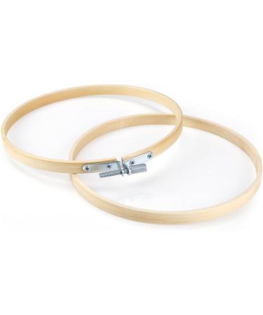 Caydo 12-Piece 6 Inch Bamboo Embroidery Hoops Set for Cross Stitch and Needlecraft - Buy Online on GoSupps.com