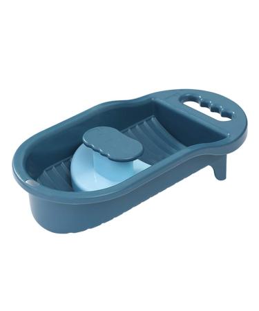 Washboard Mini Hand Wash board for Washing Underwear Kid Washing Board (blue)