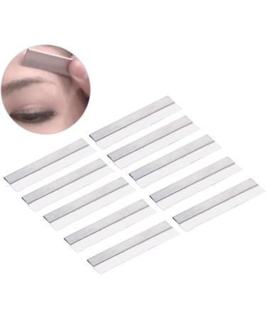 100Pcs Eyebrow Trimmer Set - Stainless Steel Hair Remover for Women | Makeup Face Blade Kit - Buy Online on GoSupps.com