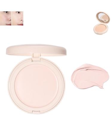 Yfjyxen Colored Clay Under Eye Concealer, Flawless Cream to Powder Foundation, Colored Clay Under Eye Concealer CC, Full Coverage Concealer Cream(Light Skin Tone)