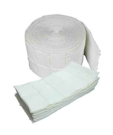 Roll of 100 Lint- Wipes Gel Remover Pads Cellulose Swabs Choose Quantity Best Price