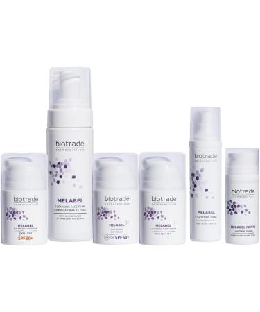Melabel Whitening Tonic 60 ml Lightens Dark Spots Evens the Overall Skin Tone Regulates Oiliness Tightens Enlarged Pores Gently Exfoliates With Kojic Glycolic Malic and Lactic acid by Biotrade - Buy Online on GoSupps.com
