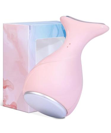 BAIMEI Ice Pack Reusable Cooling Eye Pad with a Handle Ice Globe for Women Face Care Shrink Skin Pores Reduce Puffiness (Pink)