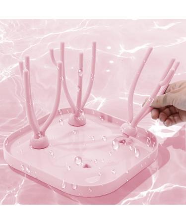 Kiuiom Rappelliere Asciuga Biberon Rosa - Salvaspazio Stendino Scolabiberon per Bottiglie | Acquista Online con Spedizione Internazionale - Buy Online on GoSupps.com