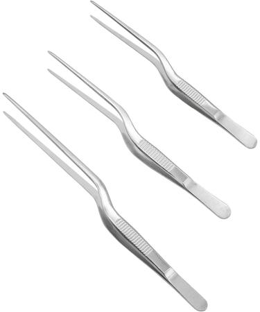 Asukohu Professional Stainless Steel Medical Tweezers Ear-Pick Tool Bending Tweezers for Ear Cleaning and Care Bend Tweezers - Buy Online on GoSupps.com