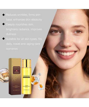 Ginseng Herbal Essence Anti-Wrinkle Facial Essence with Panax Ginseng Root Extract and Hydrolyzed Collagen 120ml/4fl oz - Buy Online on GoSupps.com