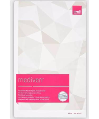 Medi Medive Elegance Women's Compression Stockings CCL2 - Closed Lace Design | Far Nubic Ligament | Marine | Gr.VI Short - International Shipping Available - Buy Online on GoSupps.com