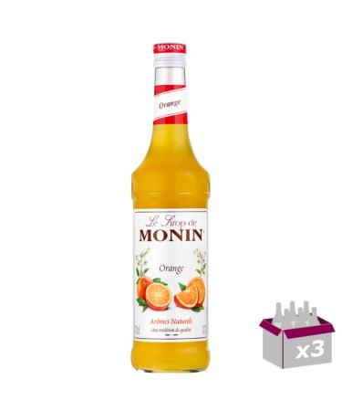 Pack of 3 Syrup - Orange - 70cL