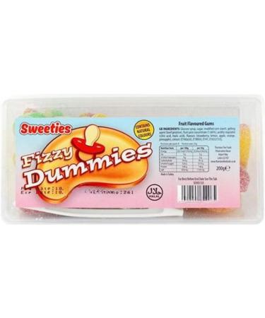 Sweeties Fizzy Favourites Sweet Candy Set of 3. Fizzy Cola Bottles Fizzy Rings and Fizzy Dummies 3 x 200g tubs with tweezers - Buy Online on GoSupps.com
