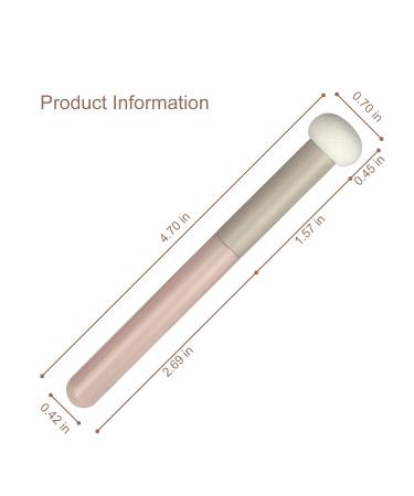 5-Piece Vegan Mushroom Makeup Sponge & Concealer Brush Set for Flawless Skin - Ideal for Face Nose & Eyelids - Buy Online on GoSupps.com