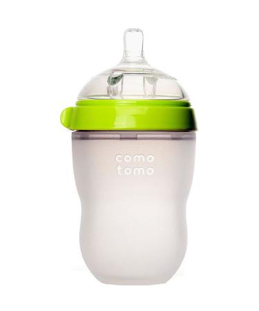 Comotomo Natural Feel 8oz Baby Bottle 3 Pack - Green | BPA-Free, Easy to Clean - Buy Online on GoSupps.com