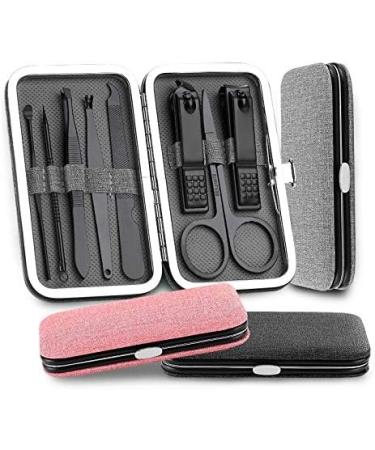 PSGS Stainless Steel Black Nail Clipper Sets Cutter Trimmer Ear Pick Grooming Kit Pedicure Toe Nail Art Tools Drop Ship (Color : 02) - Buy Online on GoSupps.com