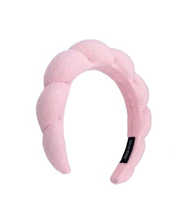 Gugugo Soft & Absorbent Pink Hair Band for Makeup & Skincare - Terry & Sponge Cosmetic Headband - Buy Online on GoSupps.com