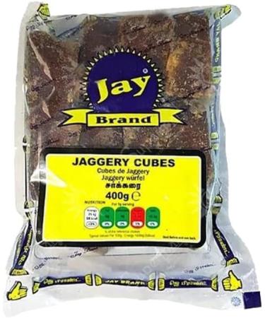 Jay Brand Jaggery Cubes | 400G | White Jaggery | Natural Sweetener | No Preservatives Added |Gluten Free | Indian Origin - Buy Online on GoSupps.com