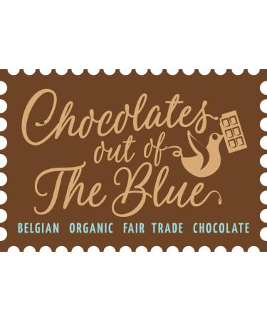 Chocolates out of the Blue | Fair Trade and Organic Belgian Milk Chocolate Bars | 100g x 6 bars - Buy Online on GoSupps.com