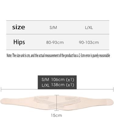 Pelvic Belt Postpartum Repair for Pregnant Women Fixed Belt Ergonomic Widened Nonslip for Lumbar Sciatica Nerve Relief Hip M - Buy Online on GoSupps.com