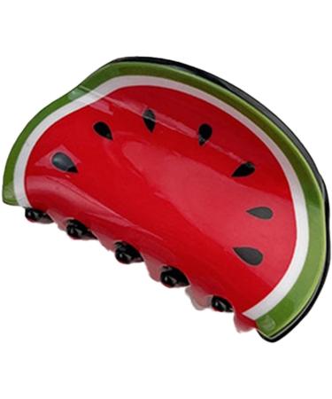 Food Hair Clips | Cute Food Hairpin Funky Strong Hold Hair Jaw Barrettes Cute Summer Beach Hair Clips for Girls Teens Adults Watermelon - Buy Online on GoSupps.com
