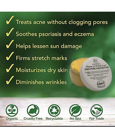 RA Cosmetics 100% African Shea Butter Whipped Baby Powder 6 oz - Natural Moisturizer for Baby's Delicate Skin - Buy Online on GoSupps.com
