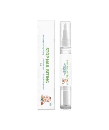 zwxqe Stop Nail Biting Polish No Bite Solution Habit Control Nail Anti Sucking Finger 4.92x0.71x0.71 inches 5ml Safe Formula for Adults Teens Home and Daily Behavior Aid