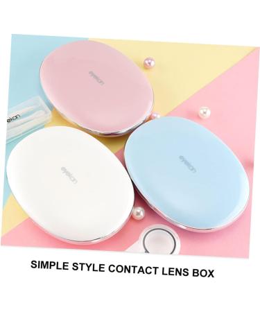 PartyKindom 2-Box Companion Case for Contact Lenses - Invisible Cobblestone Design with Mirror & Film | International Shipping Available - Buy Online on GoSupps.com