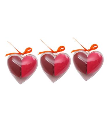 DOITOOL 3 Boxes Heart-shaped Makeup Sponge Beauty Sponges Face Powder Sponge Powder Puff Applicator Makeup Powder Puffs Blending Sponge Tool Travel So Soft Cream Hydrophilic Polyurethane 9x6cm As Shown