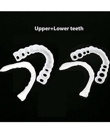  2 Pairs Comfortable Temporary Smile Restore Confidence with Natural Look Temporarily Adjustable for Men and Women Teeth Whitening Kits (1) - Buy Online on GoSupps.com