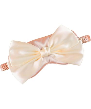 Zetiling Soft Blackout Eye Cover - Fashionable Bowknot Design Skin-Friendly Lightweight & Portable Sleep Mask for Women - Pink - Buy Online on GoSupps.com