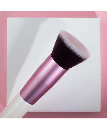 Oscar Charles Foundation Brush C129 Flat Top foundation brush for liquid Makeup Brush Pink/White - Buy Online on GoSupps.com