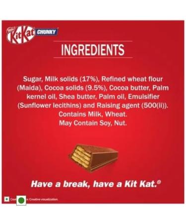 KitKat Chunky Chocolate Bar 40g (Box of 24) Delicious Tasty And Twisty Treat Gift Hamper For Birthday Christmas Sold By Kidzbuzz - Buy Online on GoSupps.com