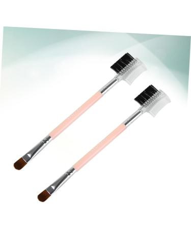 Housoutil 1 Eye Cosmetics Brushes Double Ended Brow Brush Lip Makeup Eyebrow Spoolie Women Makeup Brush Eye Powder Foundation Brush Eyelash Brush Miss Pink Double Sided Eye Shadow - Buy Online on GoSupps.com