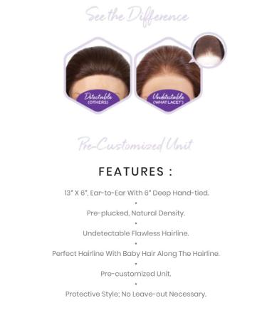 Sensationnel Cloud 9 WHAT LACE 13x6 Wig - Hand Tied Synthetic Hair Illusion Lace Frontal - Audry - Buy Online on GoSupps.com